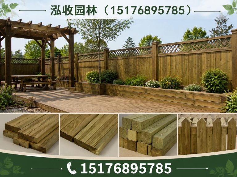 南平防腐木展示图